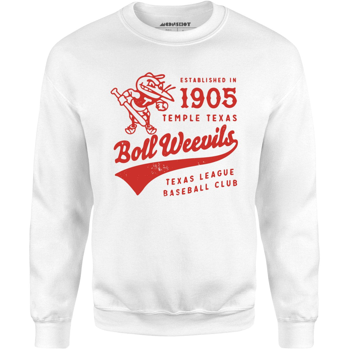 Temple Boll Weevils - Texas - Vintage Defunct Baseball Teams - Unisex Sweatshirt