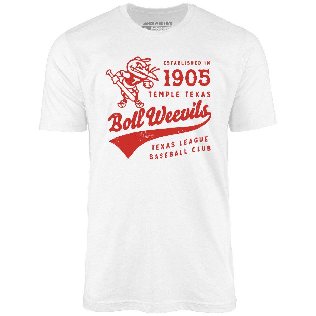 Temple Boll Weevils - Texas - Vintage Defunct Baseball Teams - Unisex T-Shirt