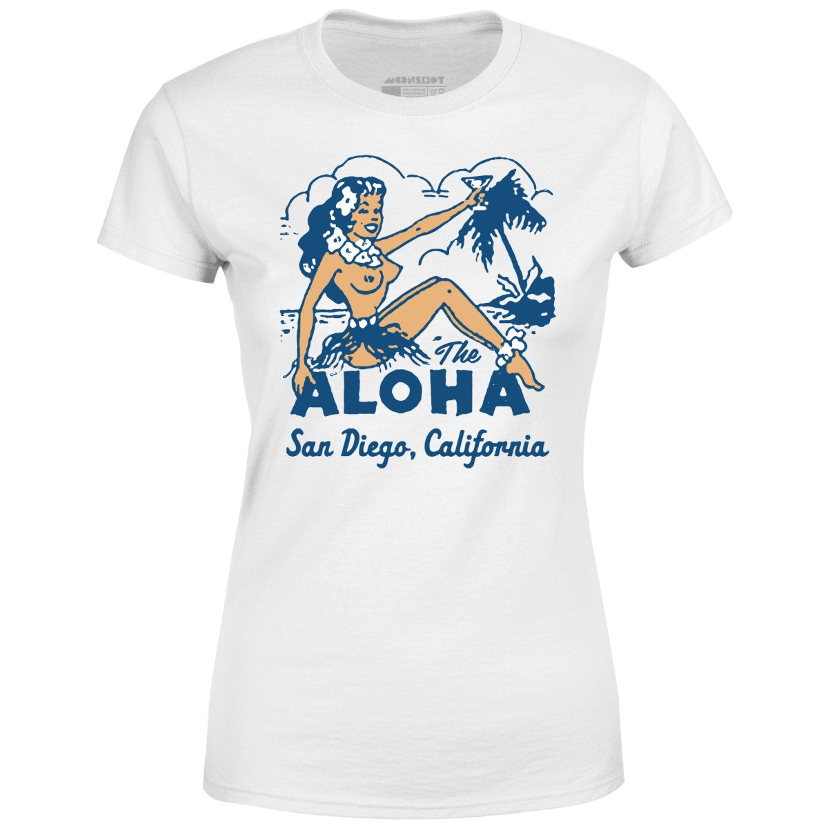 The Aloha - San Diego, CA - Vintage Tiki Bar - Women's T-Shirt