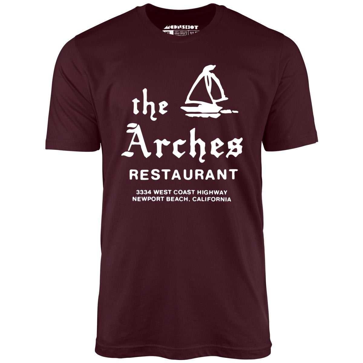 The Arches - Newport Beach, CA - Vintage Restaurant - Unisex T-Shirt