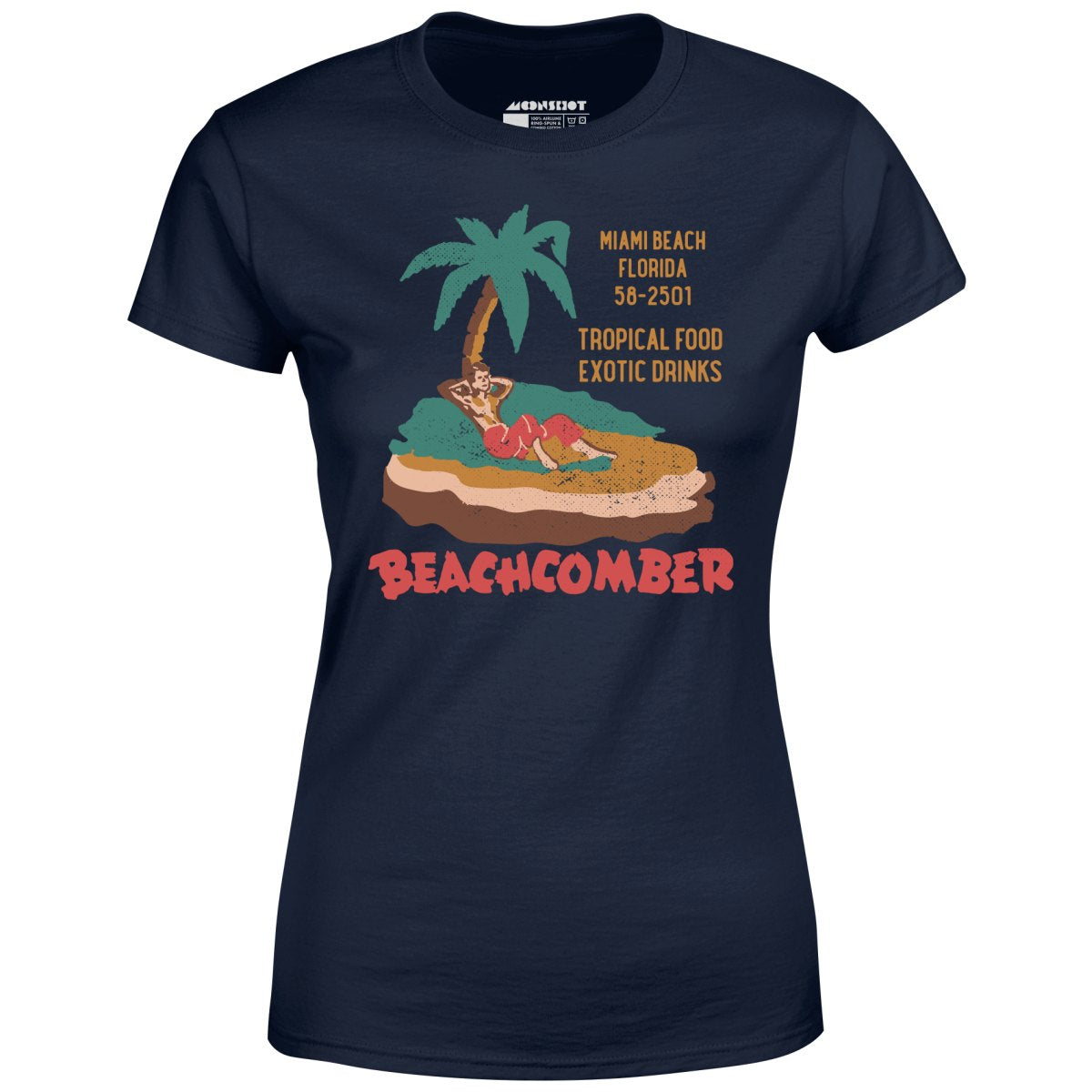 The Beachcomber - Miami, FL - Vintage Tiki Bar - Women's T-Shirt