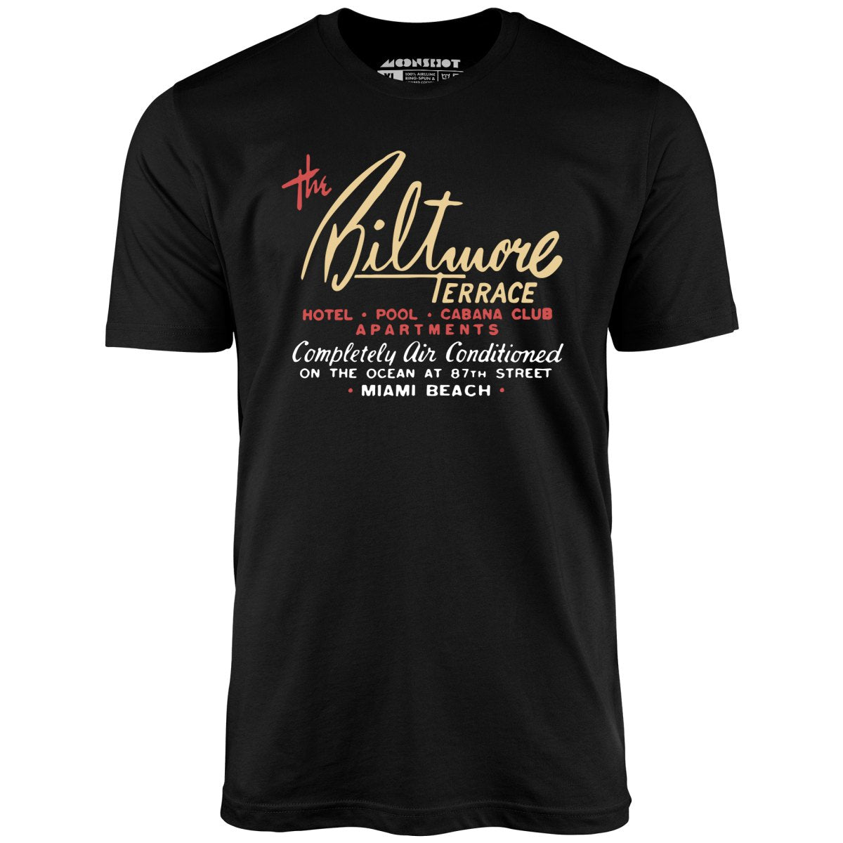 The Biltmore Terrace - Miami Beach, FL - Vintage Hotel - Unisex T-Shirt