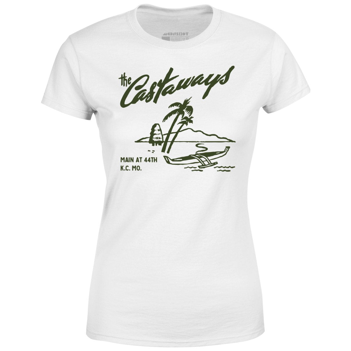 The Castaways - Kansas City, MO - Vintage Tiki Bar - Women's T-Shirt