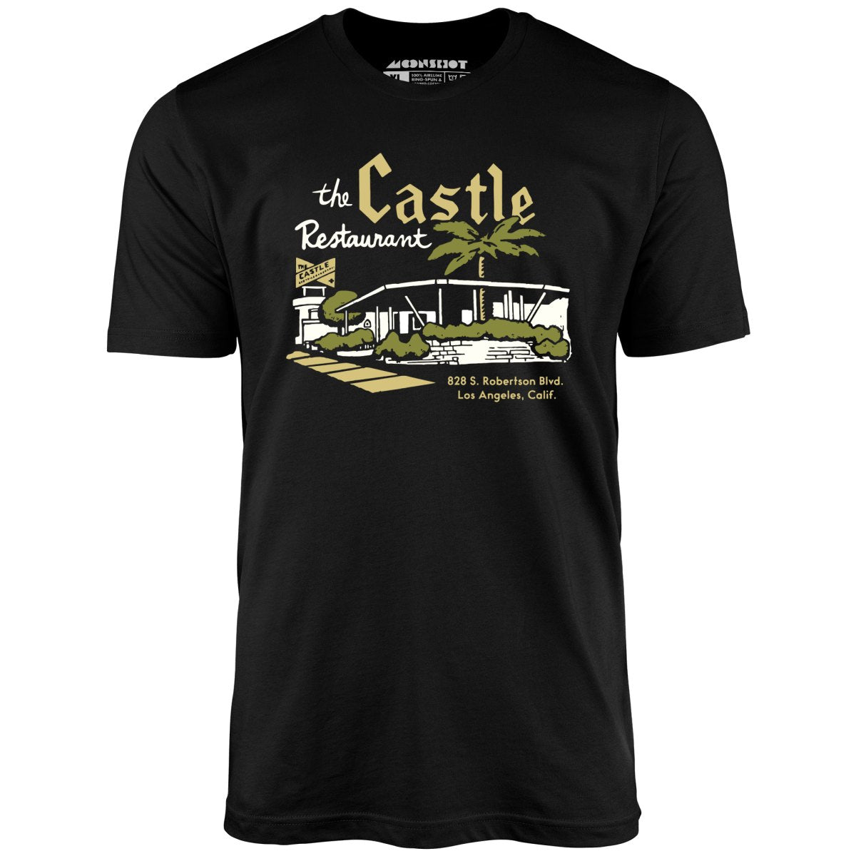 The Castle - Los Angeles, CA - Vintage Restaurant - Unisex T-Shirt