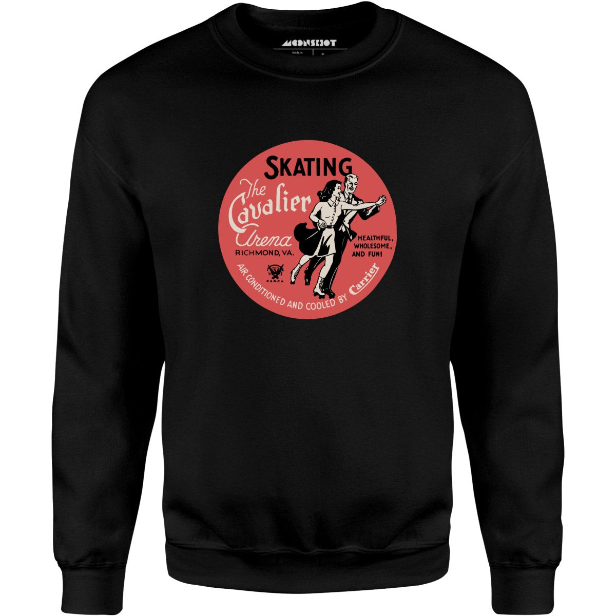 The Cavalier Arena - Richmond, VA - Vintage Roller Rink - Unisex Sweatshirt