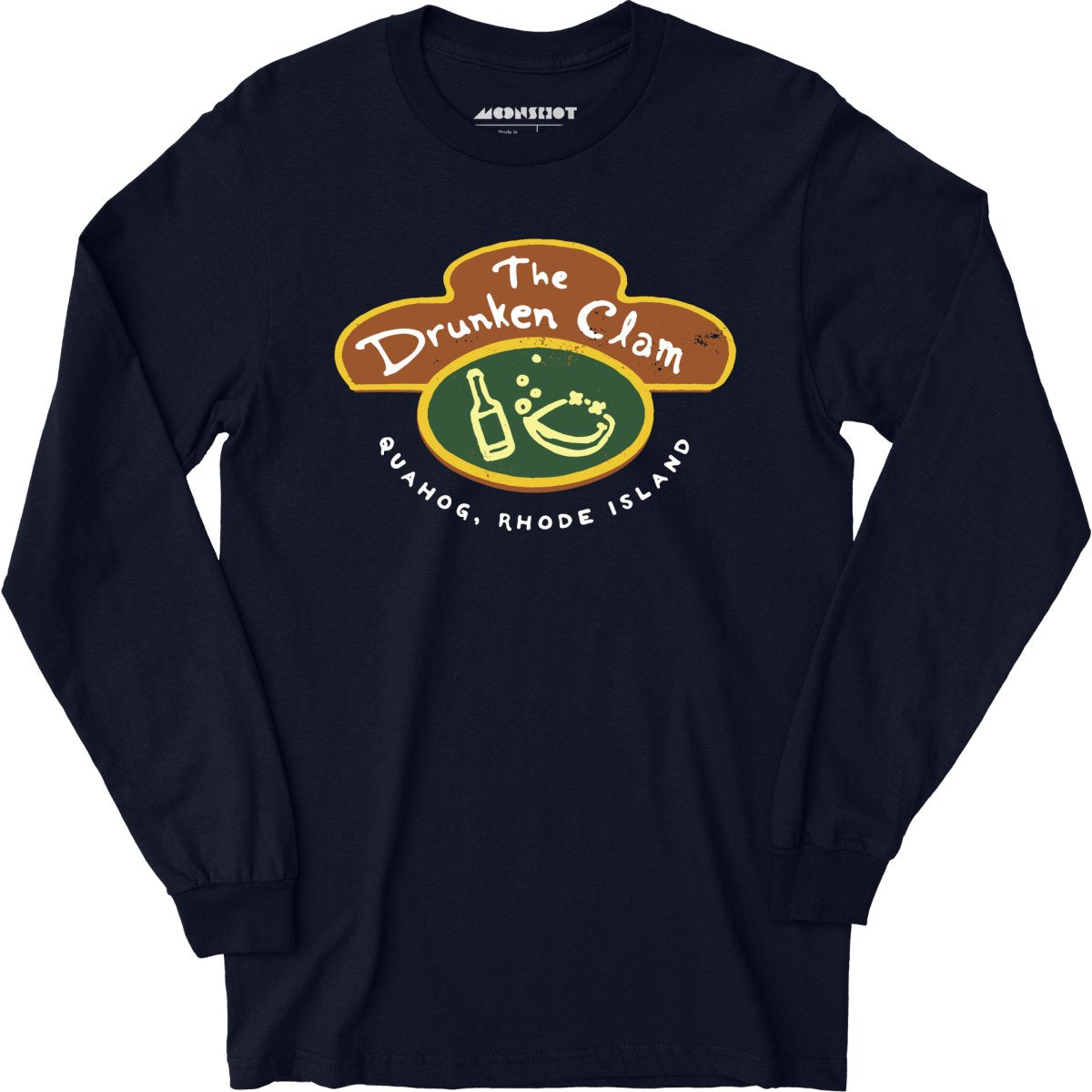 The Drunken Clam - Quahog, Rhode Island - Long Sleeve T-Shirt