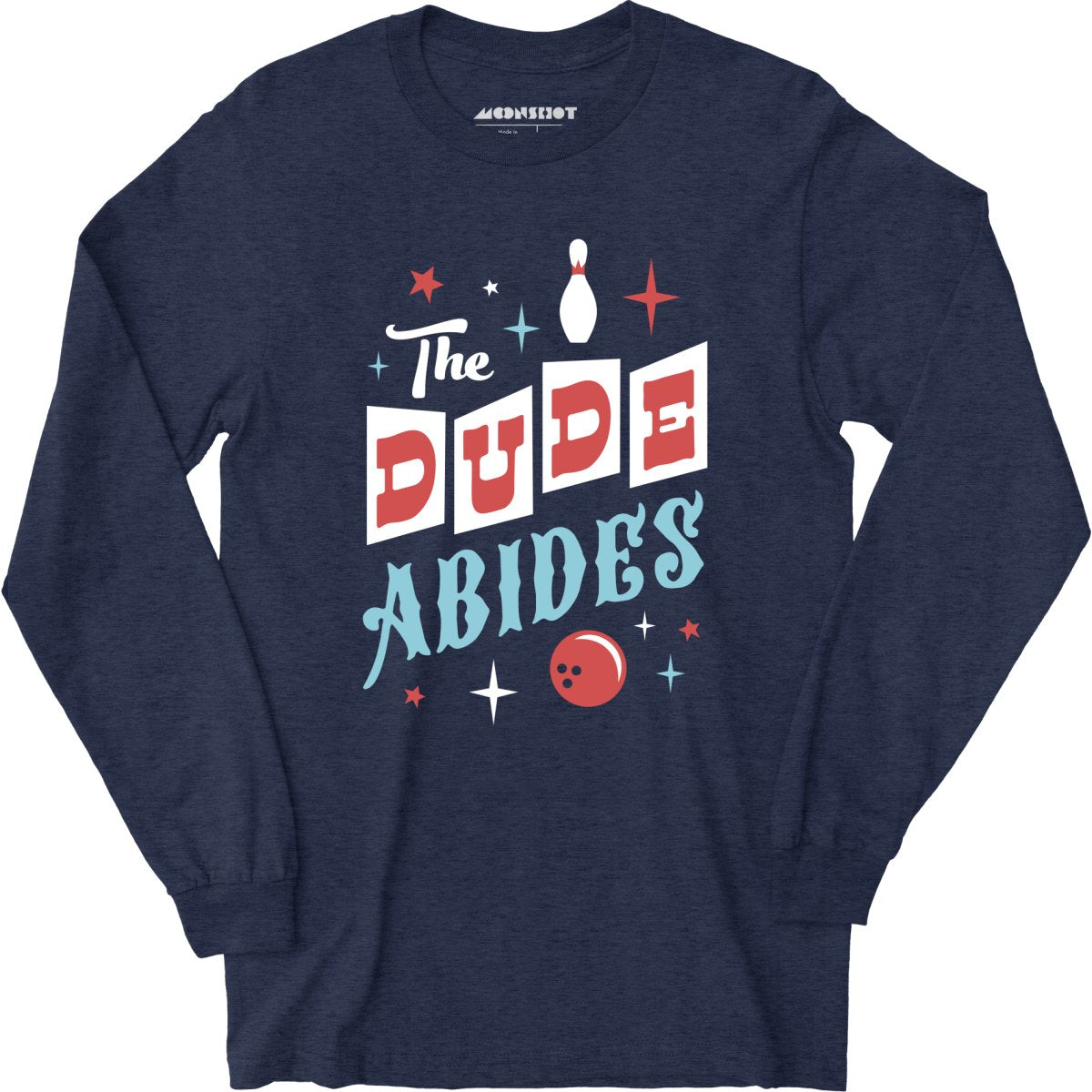 The Dude Abides Retro - Long Sleeve T-Shirt