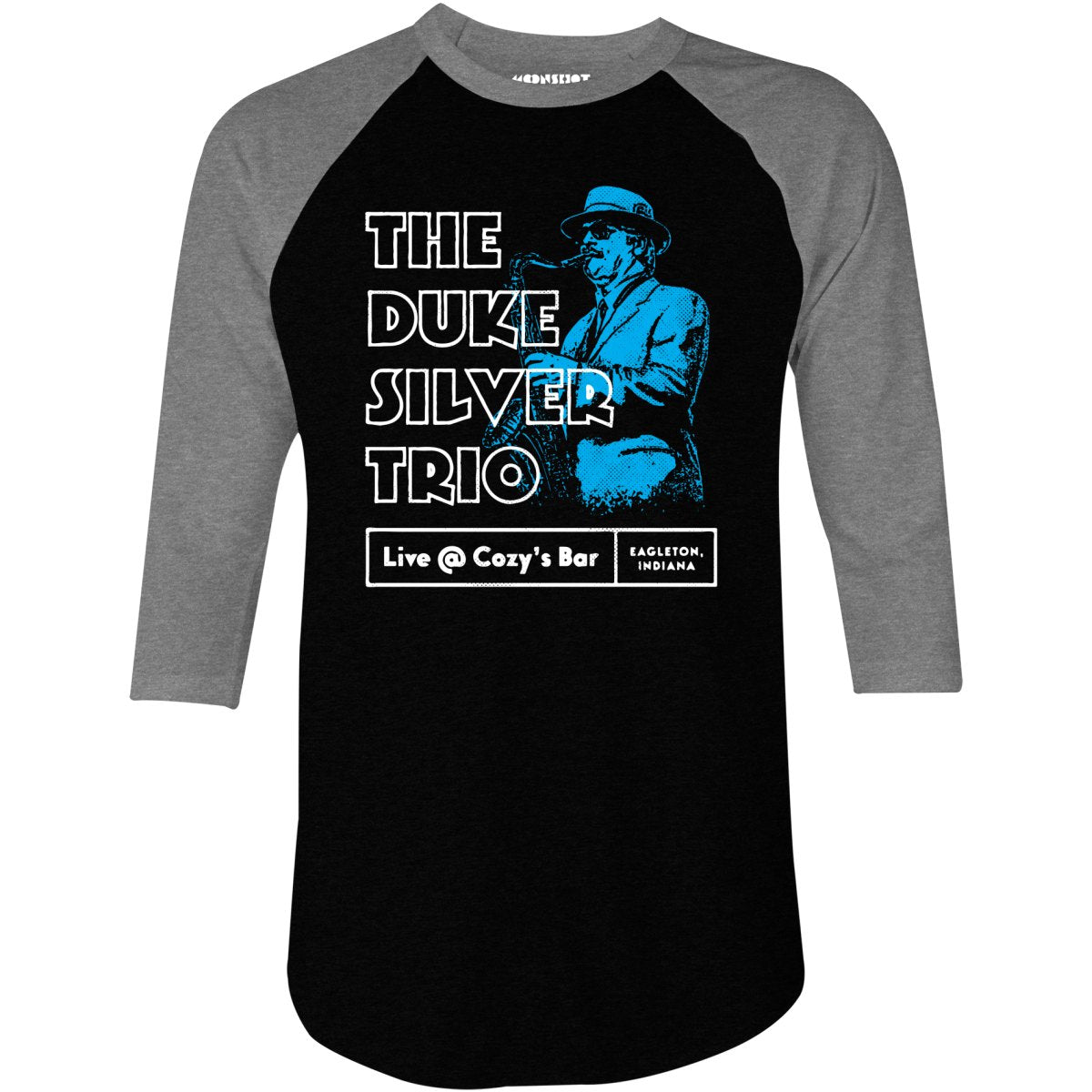 The Duke Silver Trio - 3/4 Sleeve Raglan T-Shirt