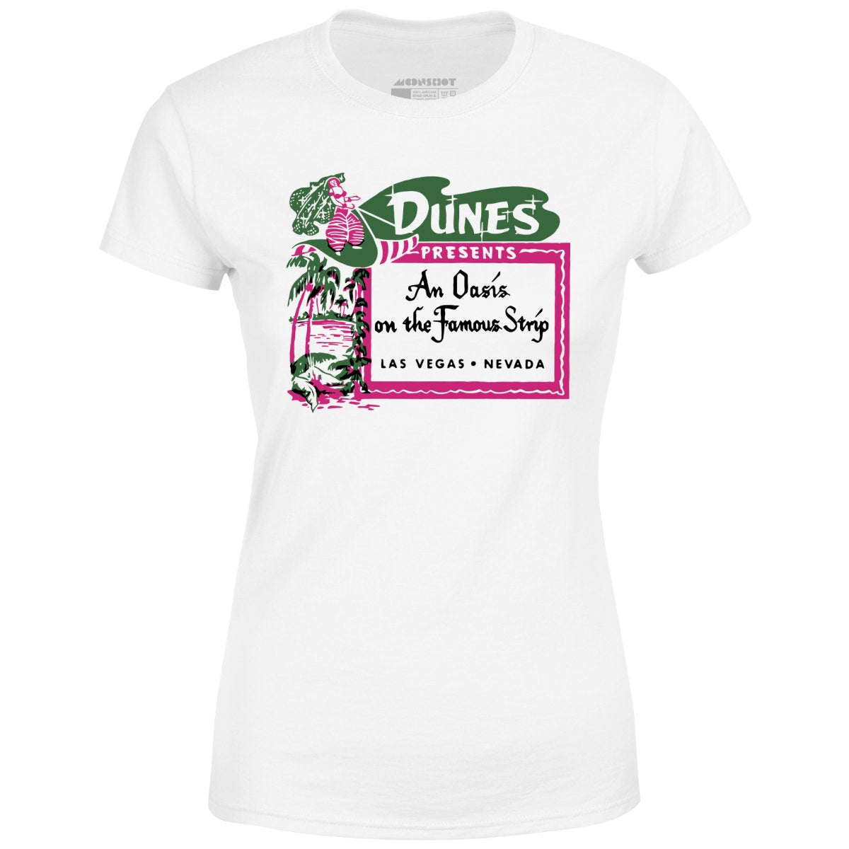 The Dunes - Oasis on the Strip - Vintage Las Vegas - Women's T-Shirt