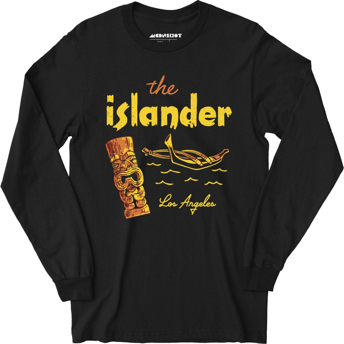 The Islander v2 - Los Angeles, CA - Vintage Tiki Bar - Long Sleeve T-Shirt