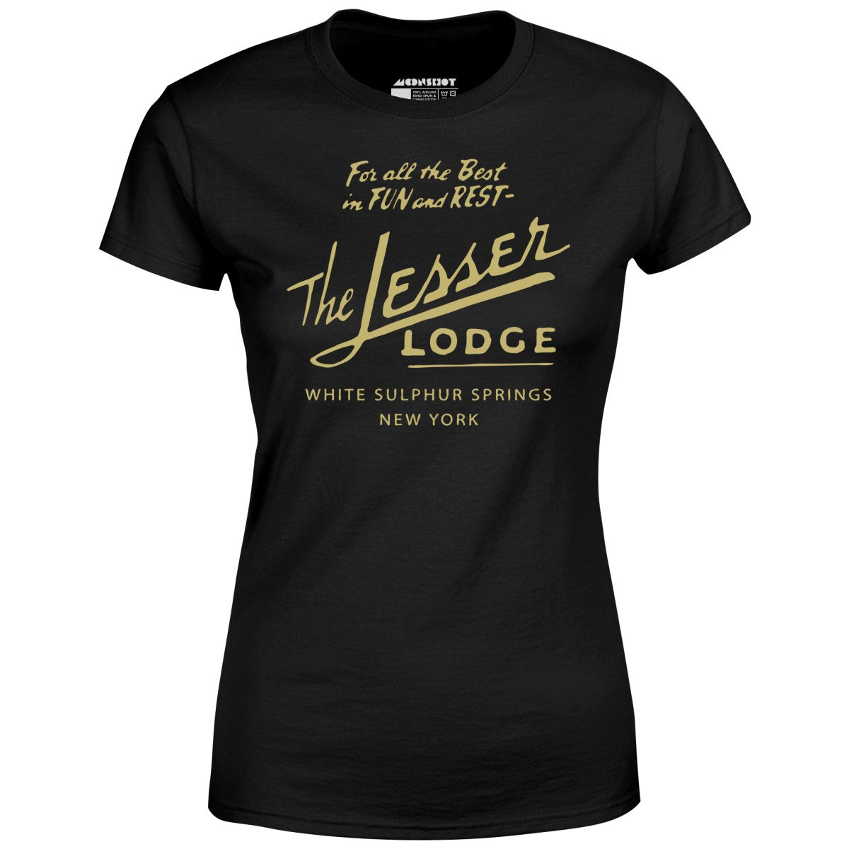The Lesser Lodge - White Sulphur Springs, NY - Women's T-Shirt