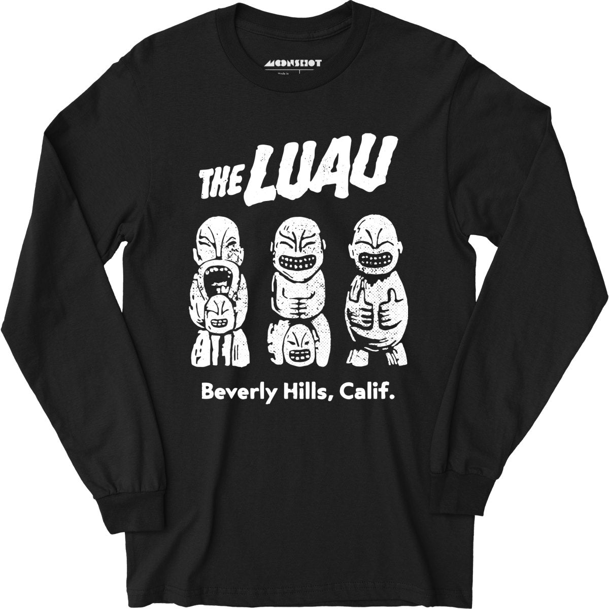 The Luau v2 - Beverly Hills, CA - Vintage Tiki Bar - Long Sleeve T-Shirt