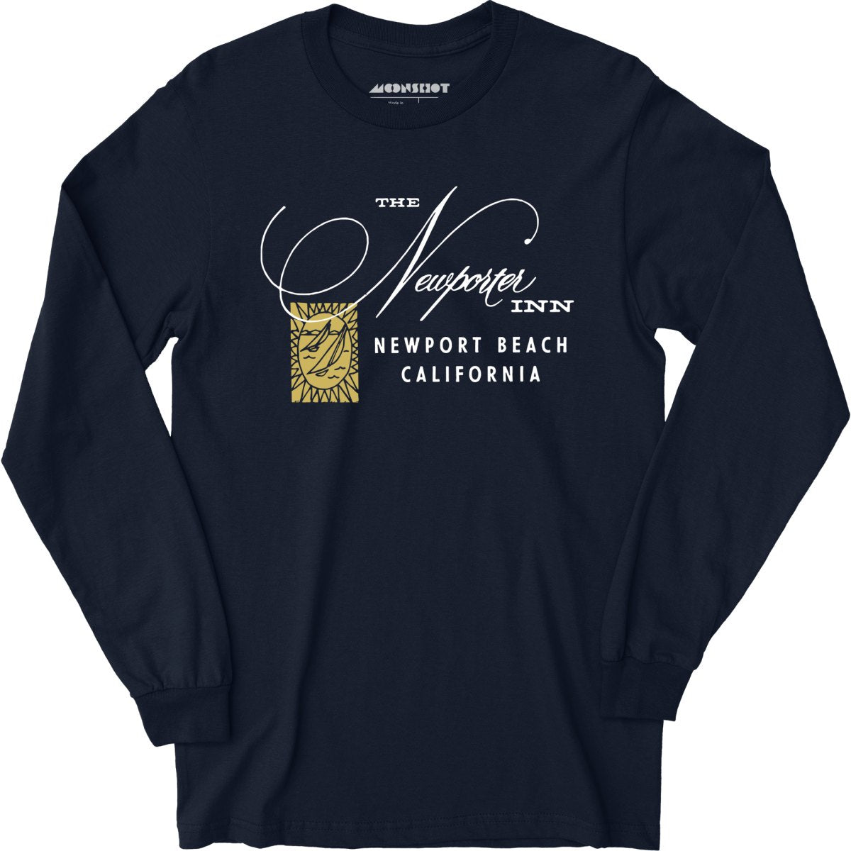 The Newporter Inn - Newport Beach, CA - Vintage Hotel - Long Sleeve T-Shirt