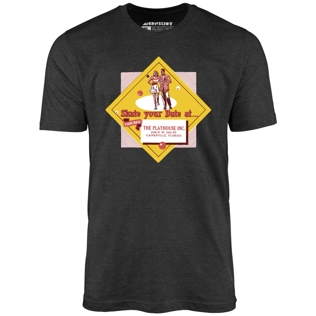 The Playhouse - Gainesville, FL - Vintage Roller Rink - Unisex T-Shirt