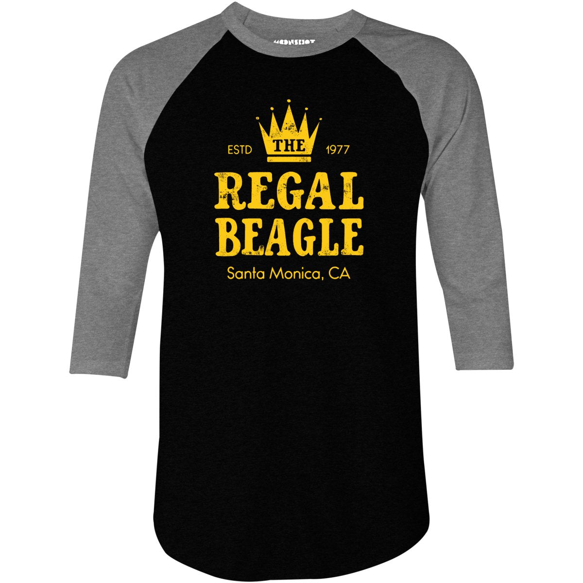 The Regal Beagle - Santa Monica, CA - 3/4 Sleeve Raglan T-Shirt