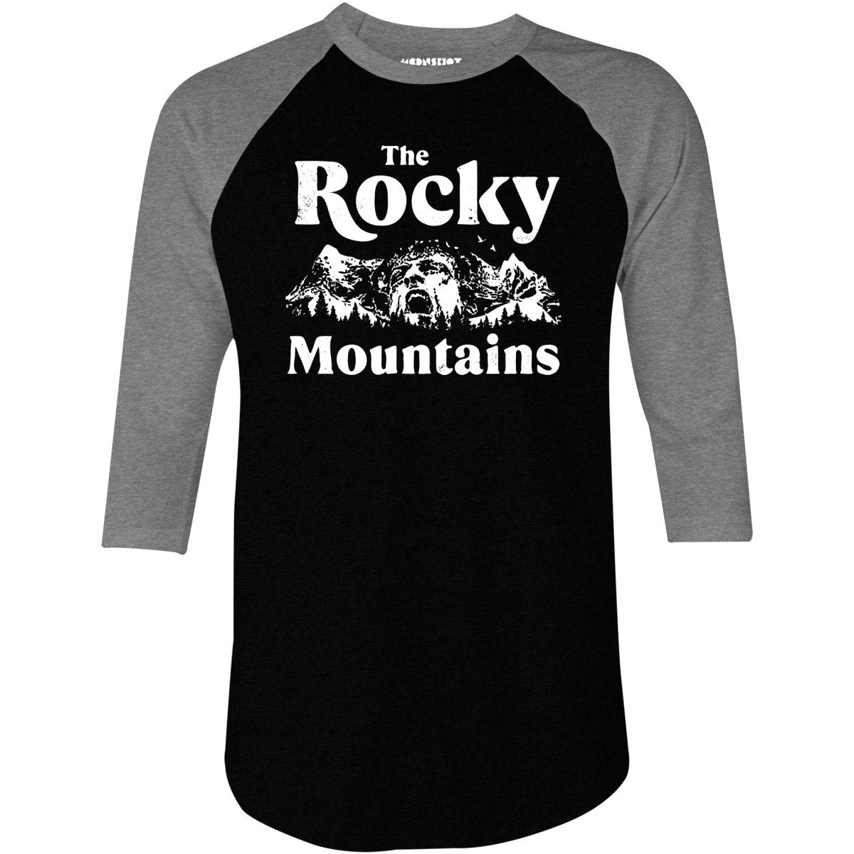 The Rocky Mountains - 3/4 Sleeve Raglan T-Shirt