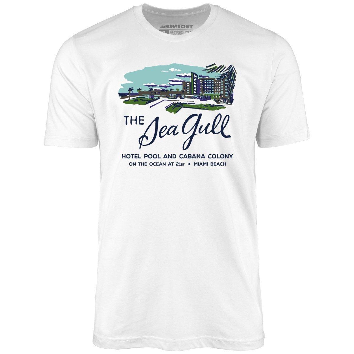 The Sea Gull - Miami, FL - Vintage Hotel - Unisex T-Shirt