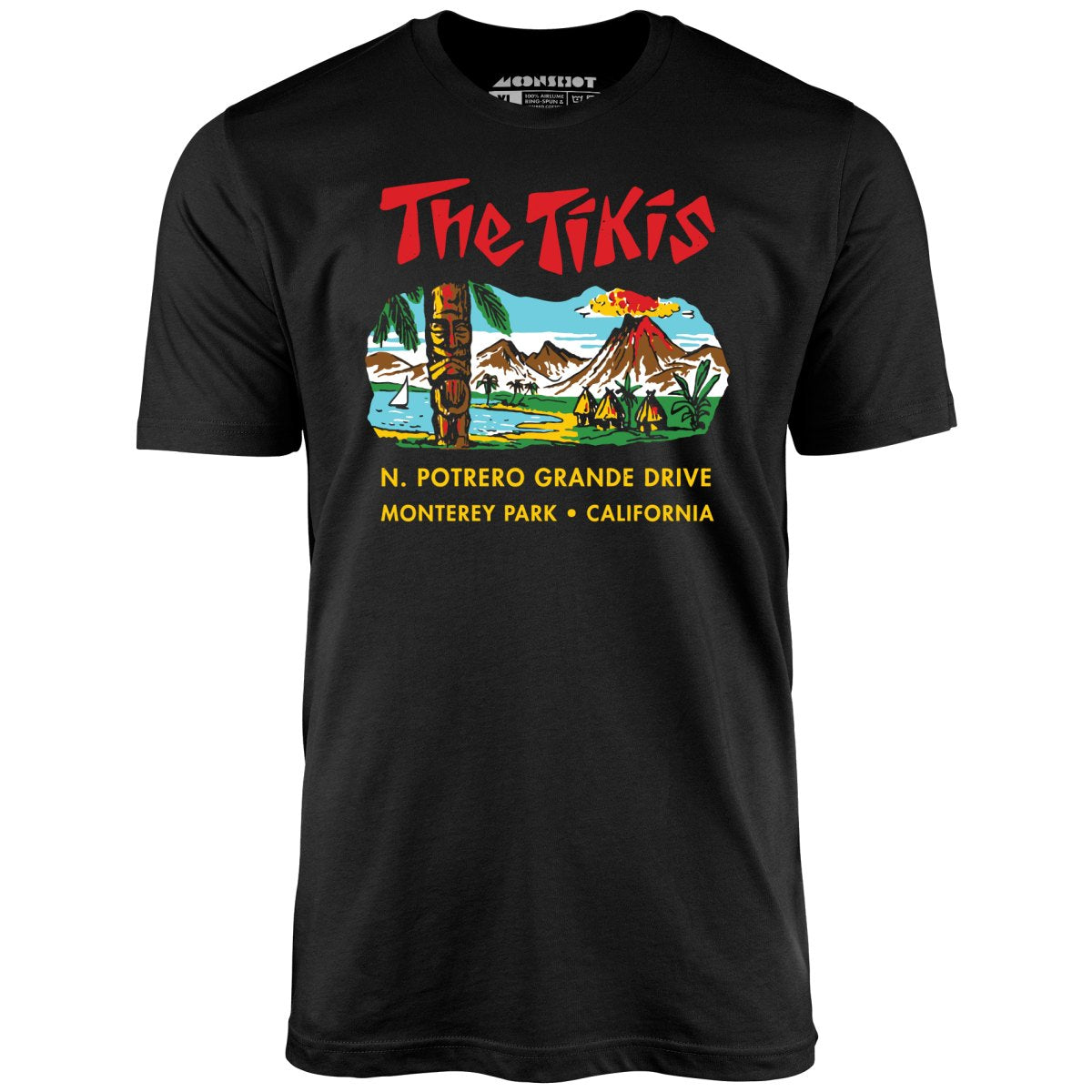 The Tikis - Monterey Park CA - Vintage Tiki Bar - Unisex T-Shirt