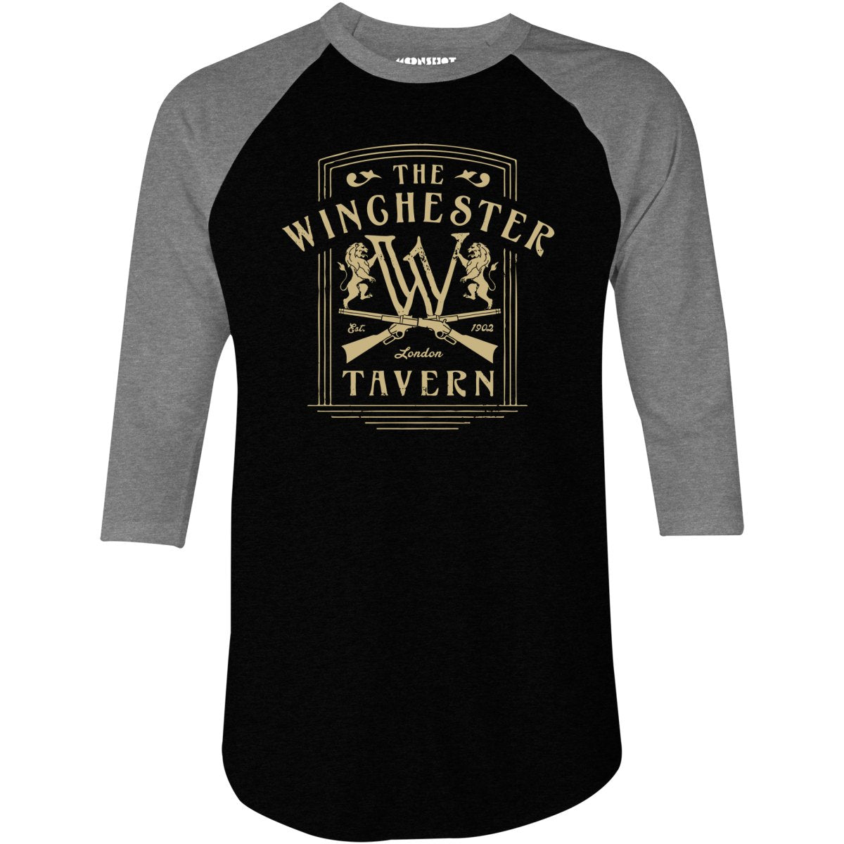 The Winchester Tavern - Shaun of the Dead - 3/4 Sleeve Raglan T-Shirt