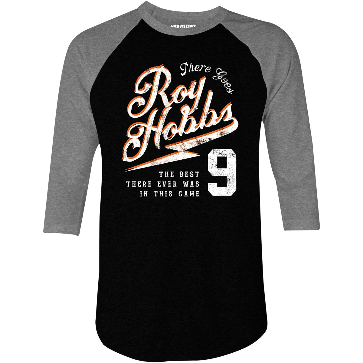 There Goes Roy Hobbs - 3/4 Sleeve Raglan T-Shirt