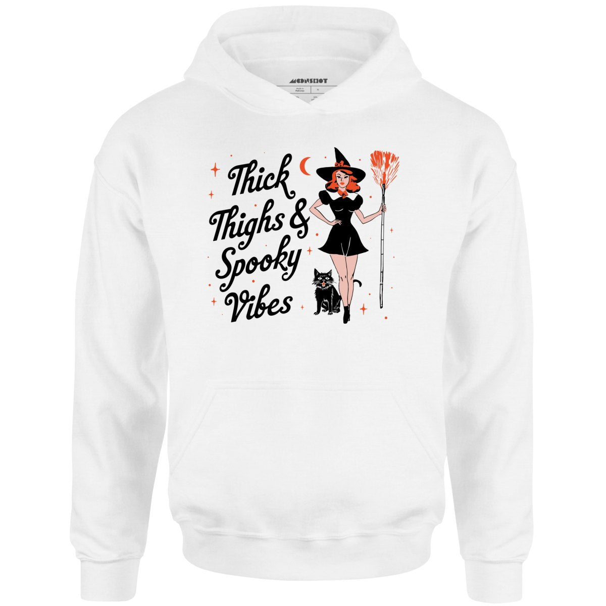 Thick Thighs and Spooky Vibes - Unisex Hoodie