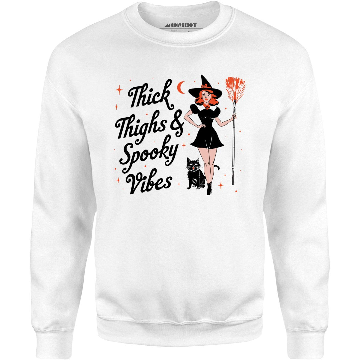 Thick Thighs and Spooky Vibes - Unisex Sweatshirt