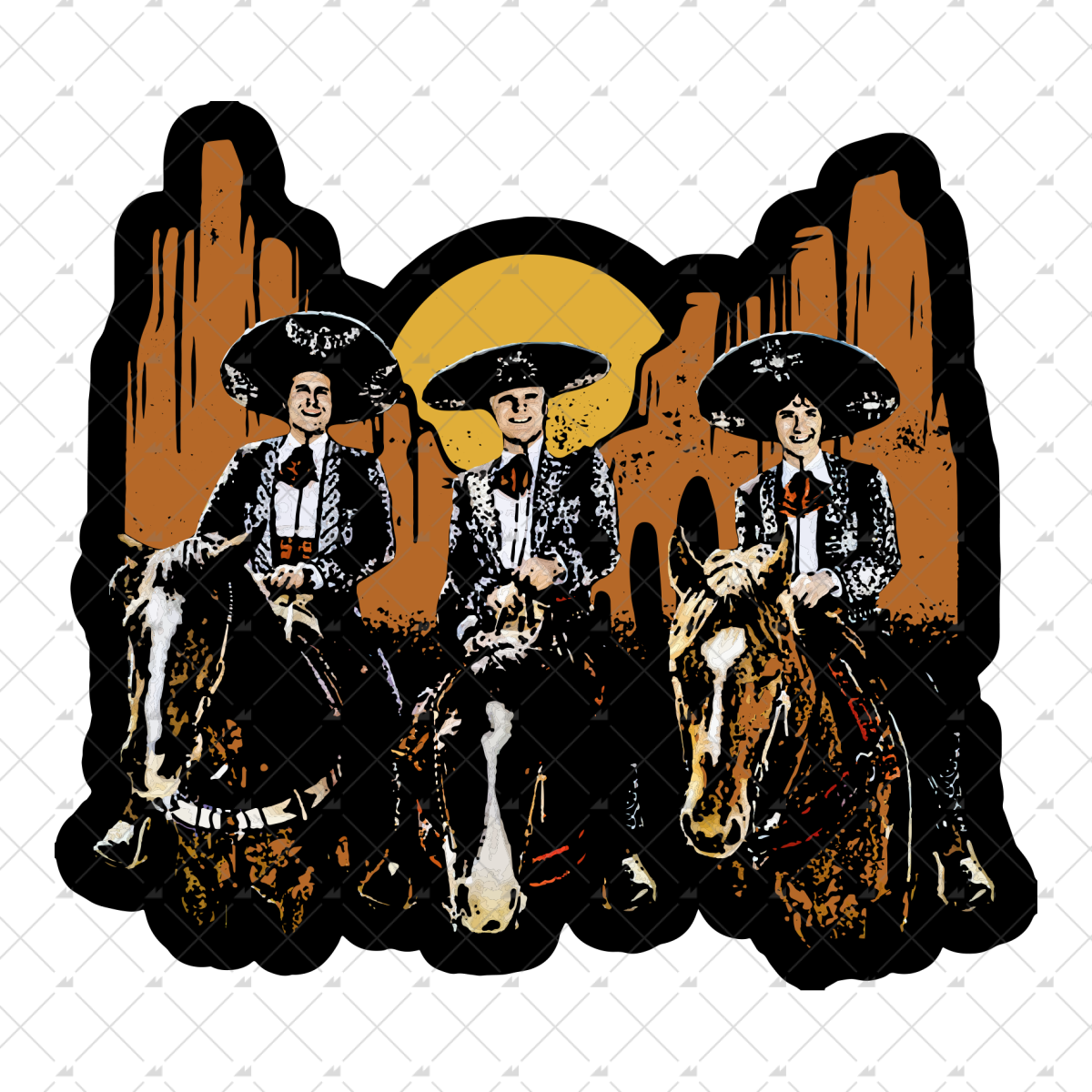 Three Amigos Tribute - Sticker