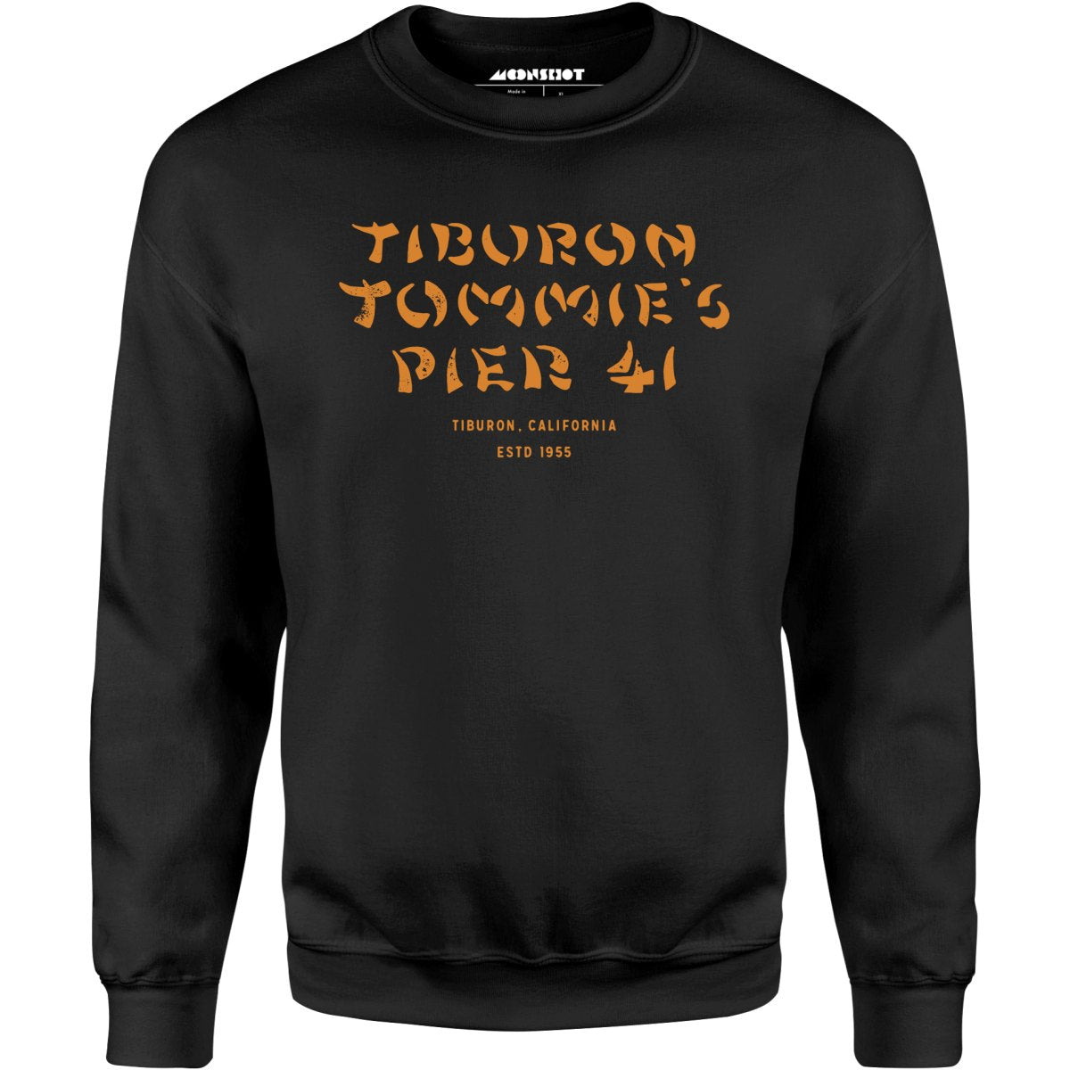 Tiburon Tommie's Pier 41 - Tiburon, CA - Vintage Tiki Bar - Unisex Sweatshirt