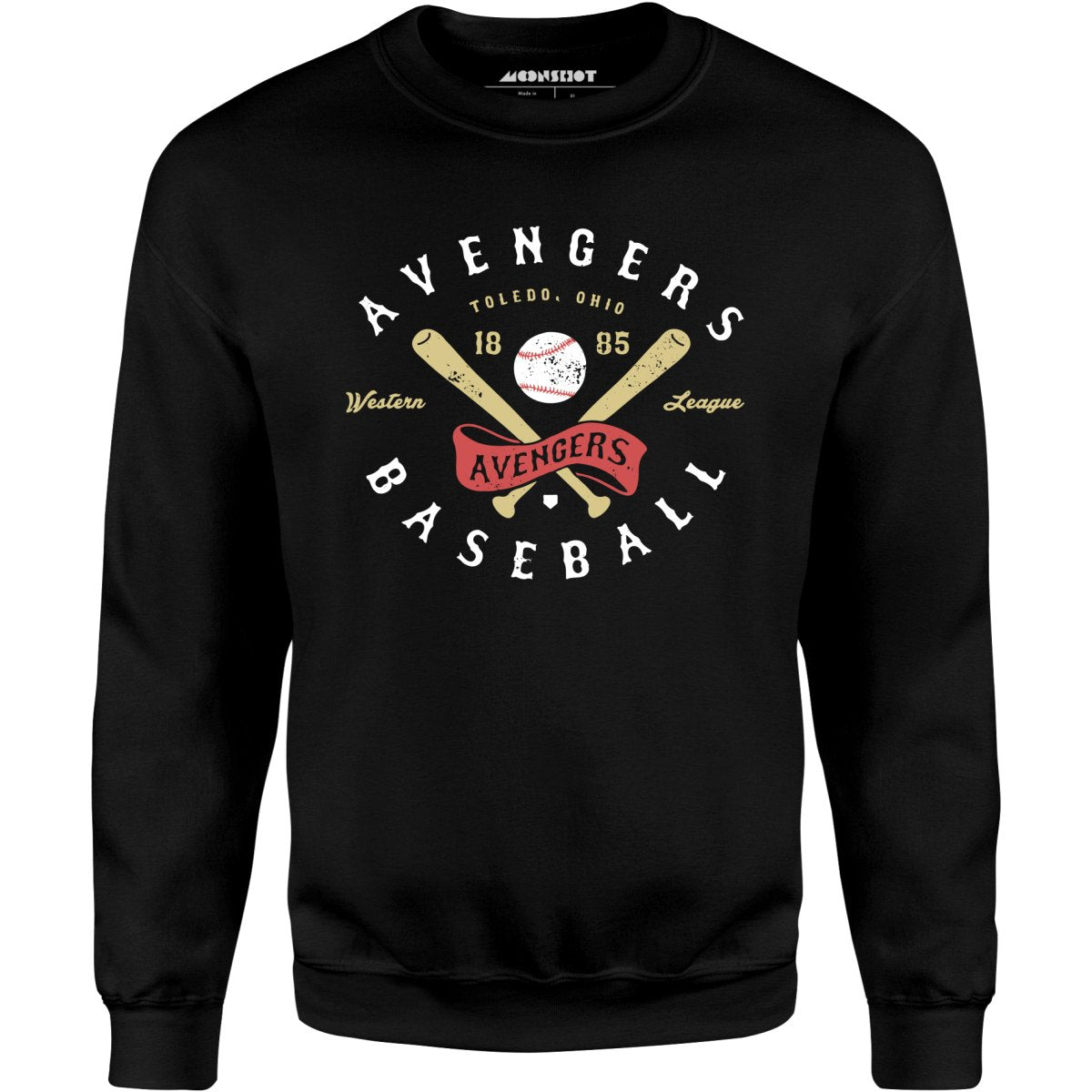 Toledo Avengers - Ohio - Vintage Defunct Baseball Teams - Unisex Sweatshirt