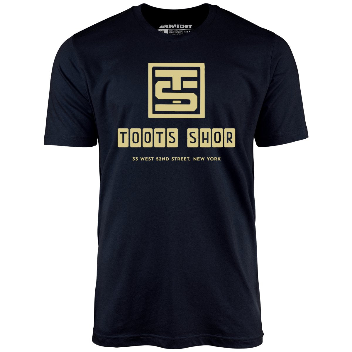Toots Shor Logo - Manhattan, NY - Vintage Restaurant - Unisex T-Shirt