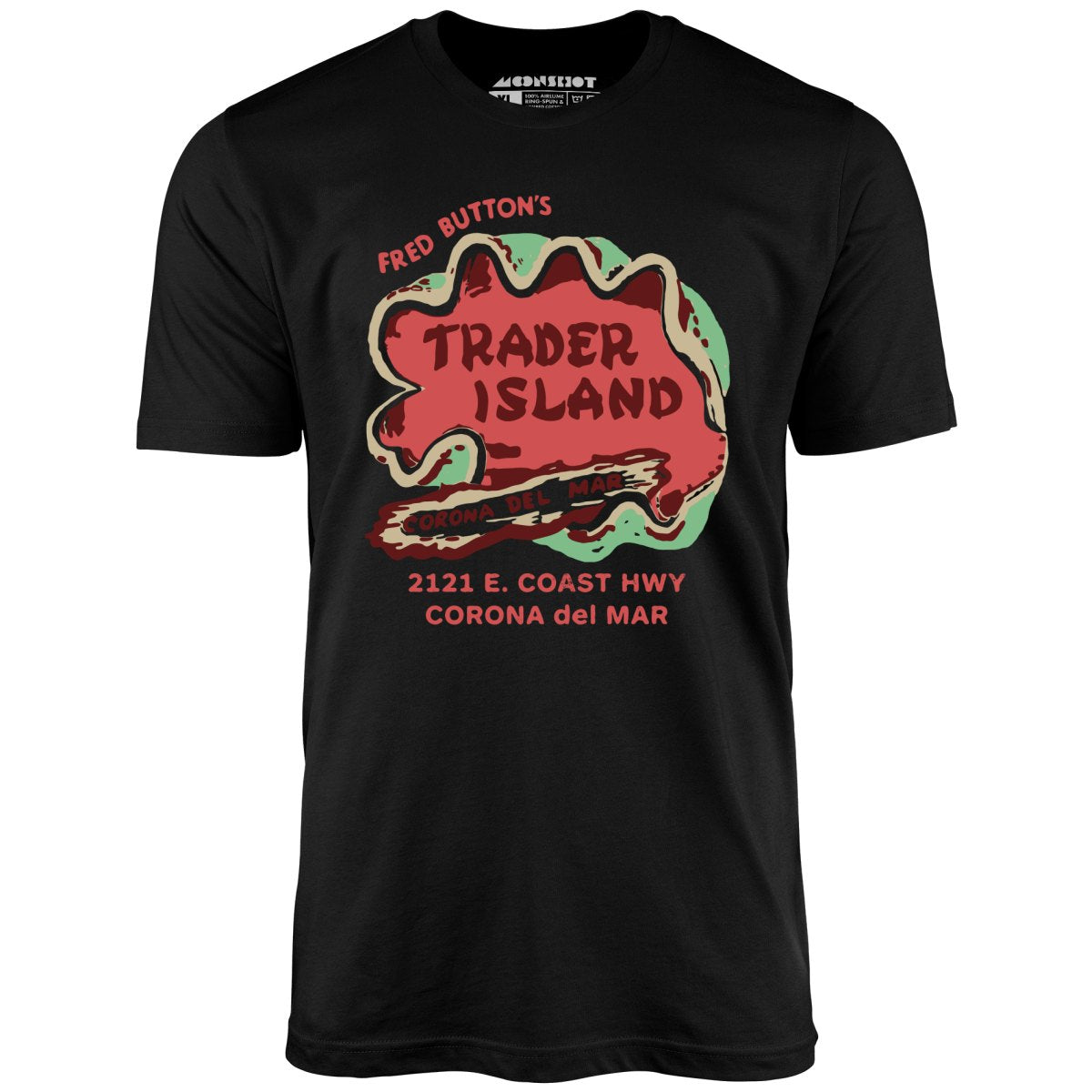 Trader Island - Corona Del Mar, CA - Vintage Tiki Bar - Unisex T-Shirt