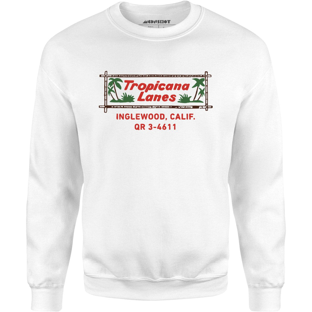 Tropicana Lanes - Inglewood, CA - Vintage Bowling Alley - Unisex Sweatshirt