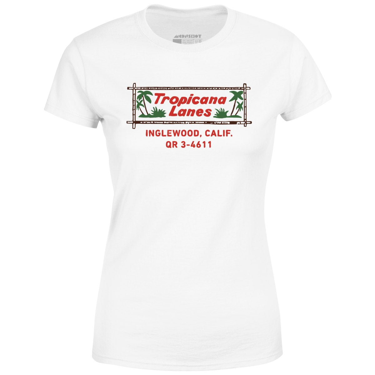 Tropicana Lanes - Inglewood, CA - Vintage Bowling Alley - Women's T-Shirt