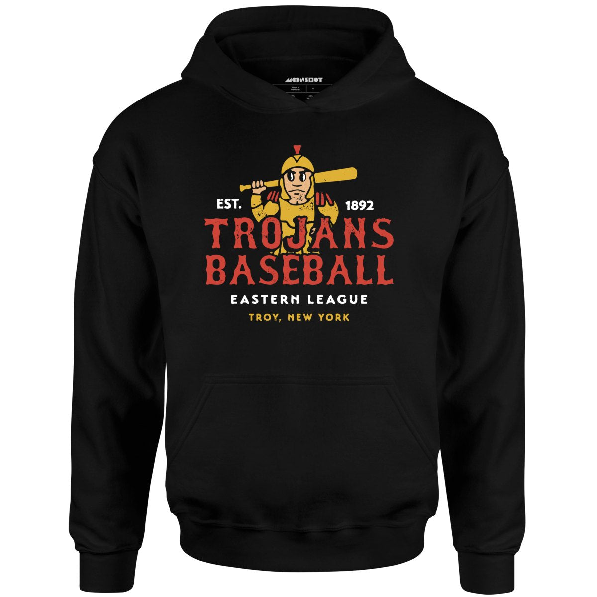 Troy Trojans - New York - Vintage Defunct Baseball Teams - Unisex Hoodie