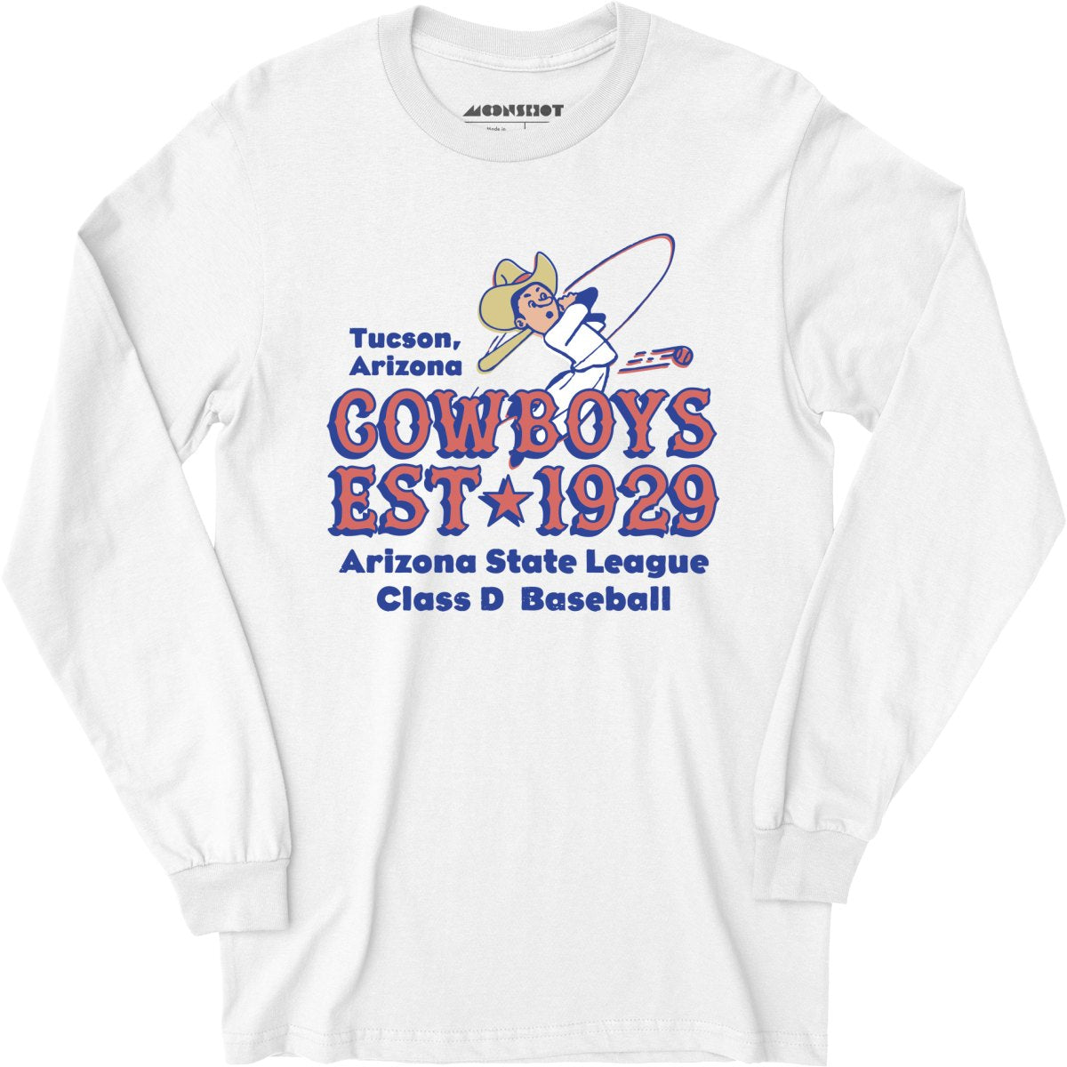 Tucson Cowboys - Arizona - Vintage Defunct Baseball Teams - Long Sleeve T-Shirt