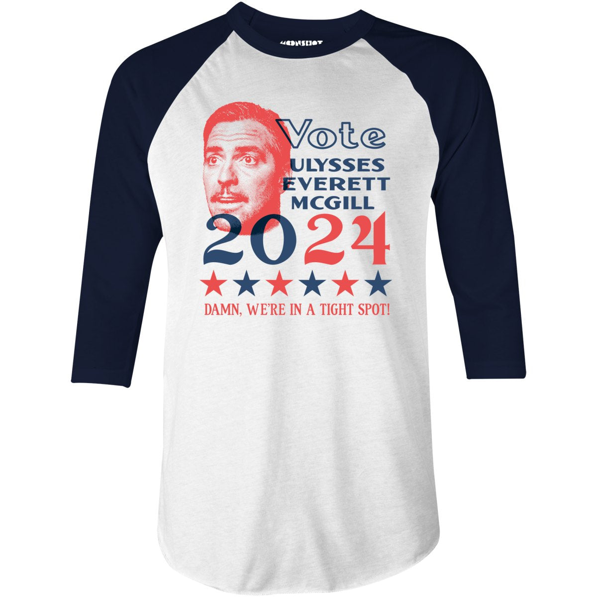 Ulysses Everett McGill 2024 - 3/4 Sleeve Raglan T-Shirt
