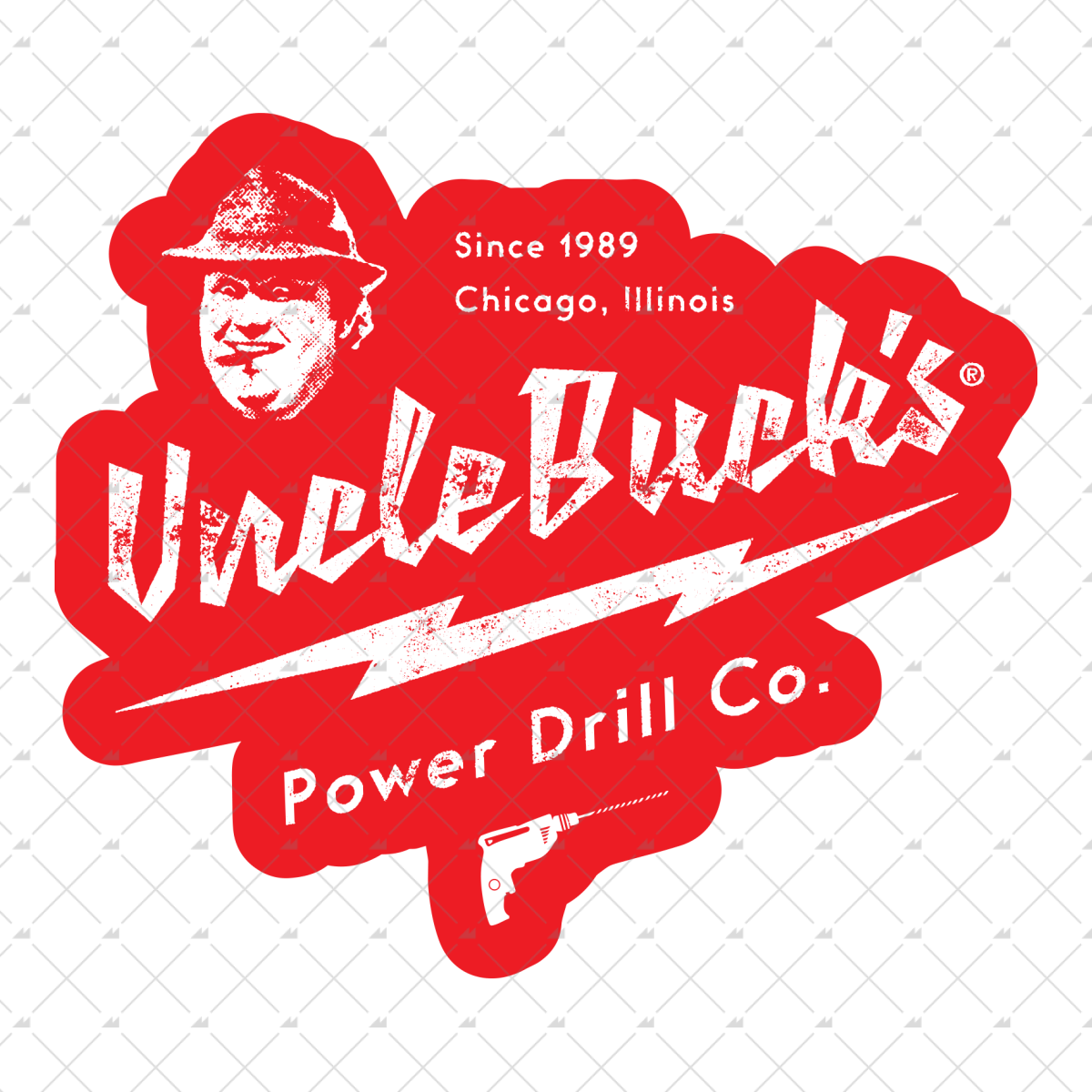 Uncle Buck's Power Drill Co - Sticker