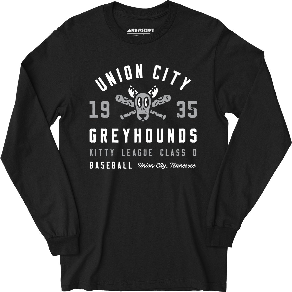 Union City Greyhounds - Tennessee - Vintage Defunct Baseball Teams - Long Sleeve T-Shirt