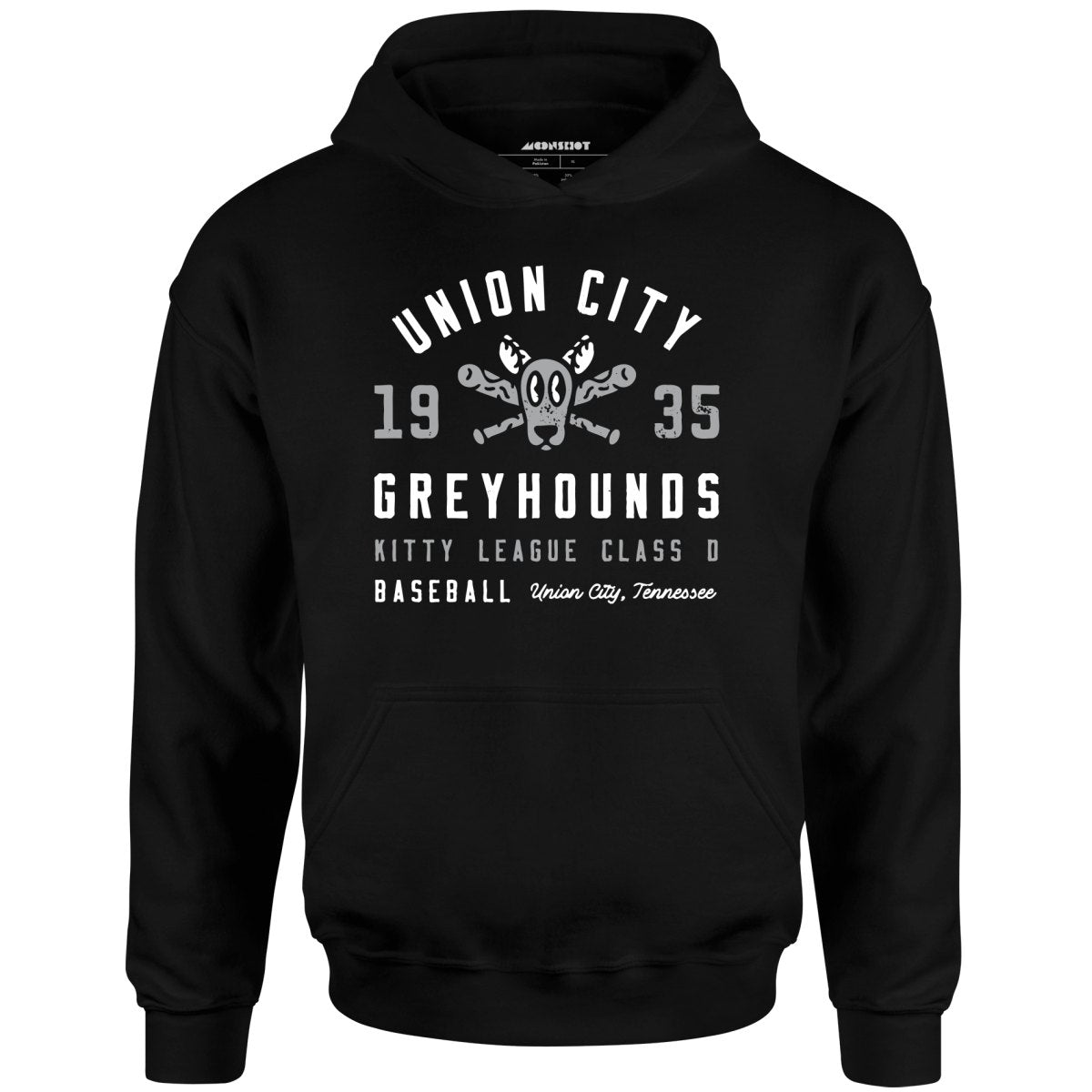 Union City Greyhounds - Tennessee - Vintage Defunct Baseball Teams - Unisex Hoodie
