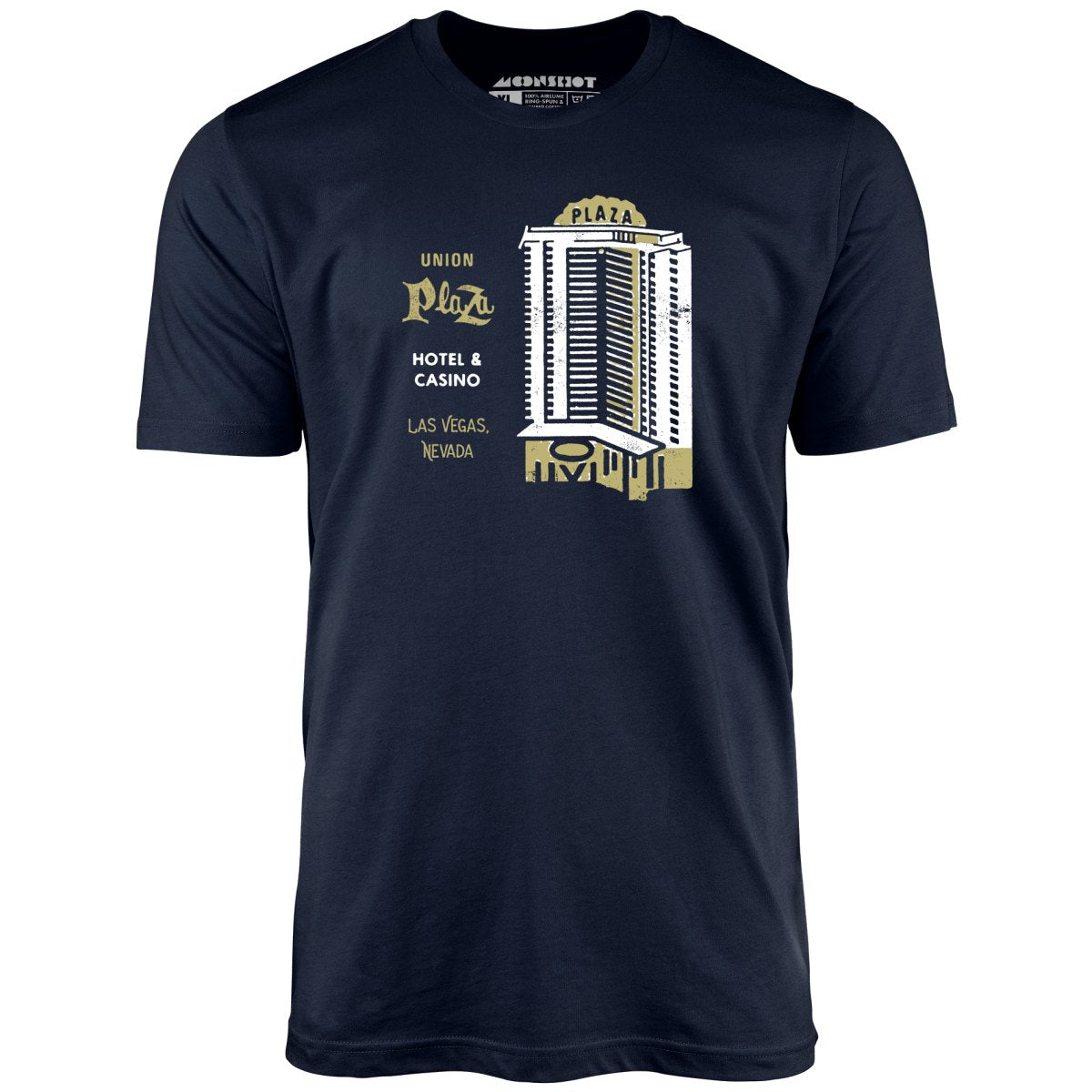 Union Plaza Hotel & Casino v2 - Vintage Las Vegas - Unisex T-Shirt