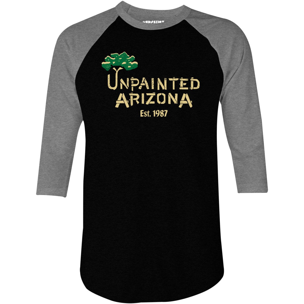 Unpainted Arizona - 3/4 Sleeve Raglan T-Shirt