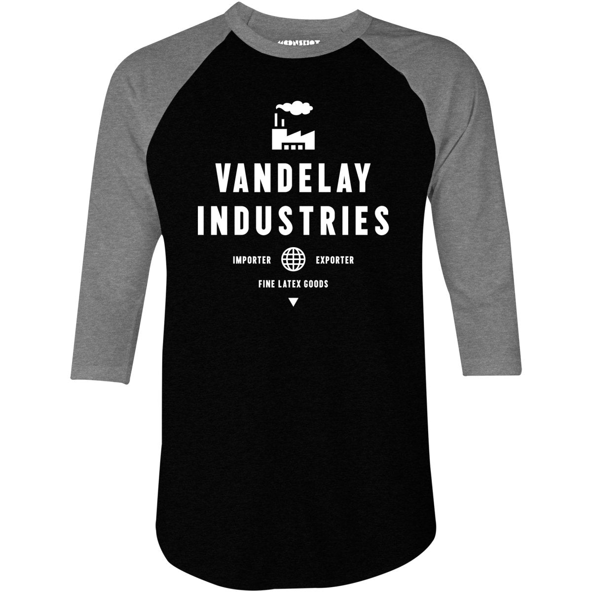 Vandelay Industries - 3/4 Sleeve Raglan T-Shirt