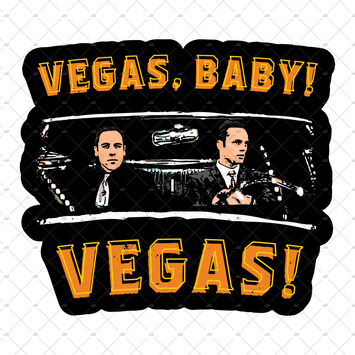 Vegas, Baby! Vegas! - Sticker