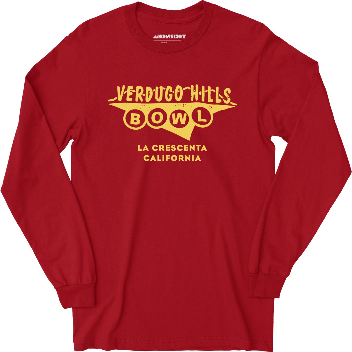 Verdugo Hills - La Crescenta, CA - Vintage Bowling Alley - Long Sleeve T-Shirt