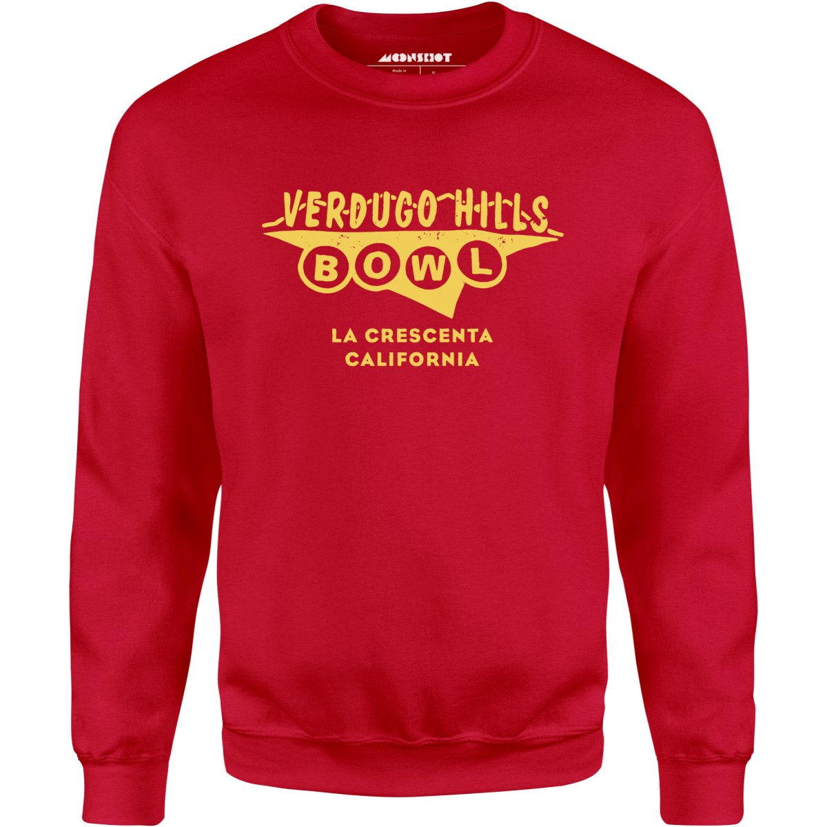 Verdugo Hills - La Crescenta, CA - Vintage Bowling Alley - Unisex Sweatshirt