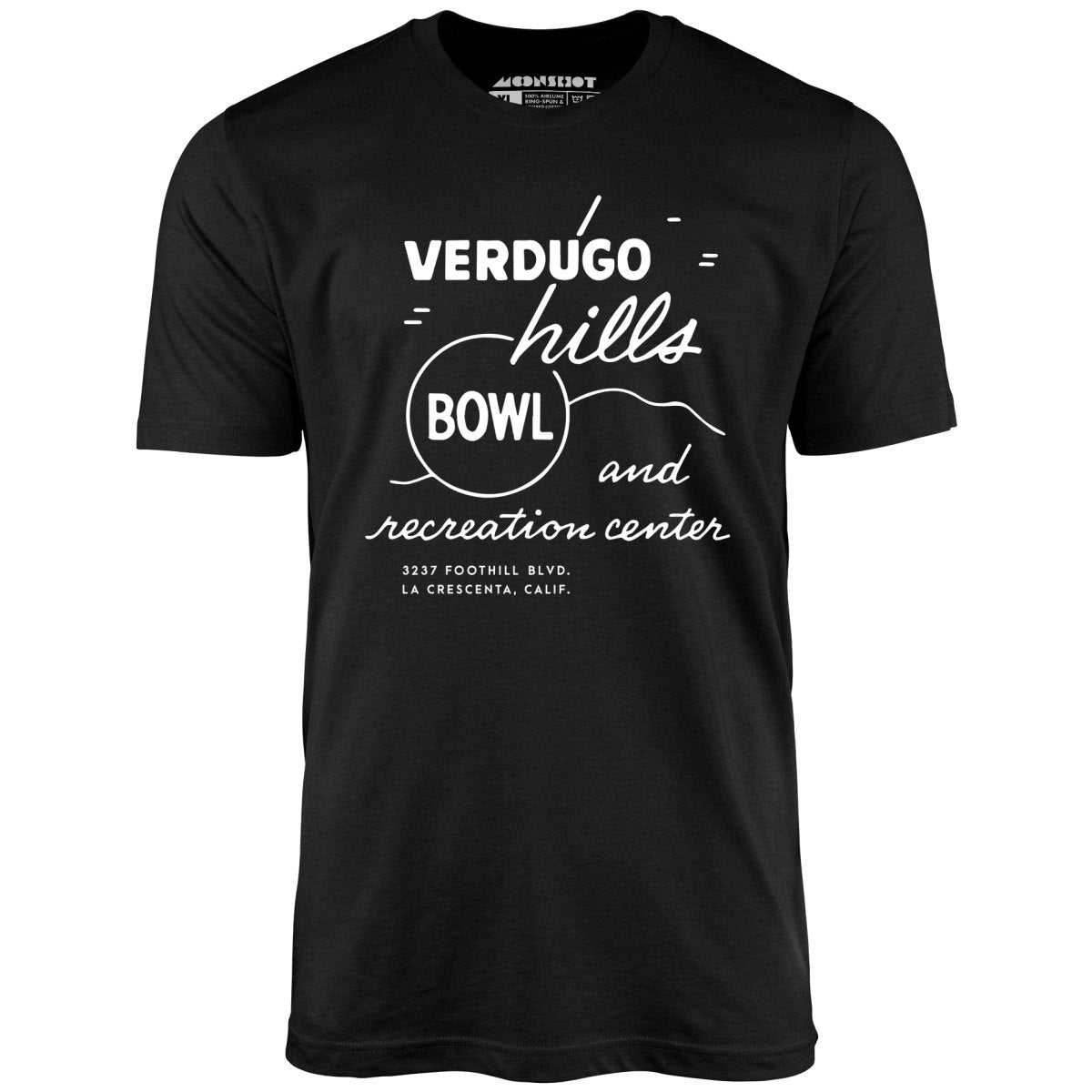 Verdugo Hills v2 - La Crescenta, CA - Vintage Bowling Alley - Unisex T-Shirt