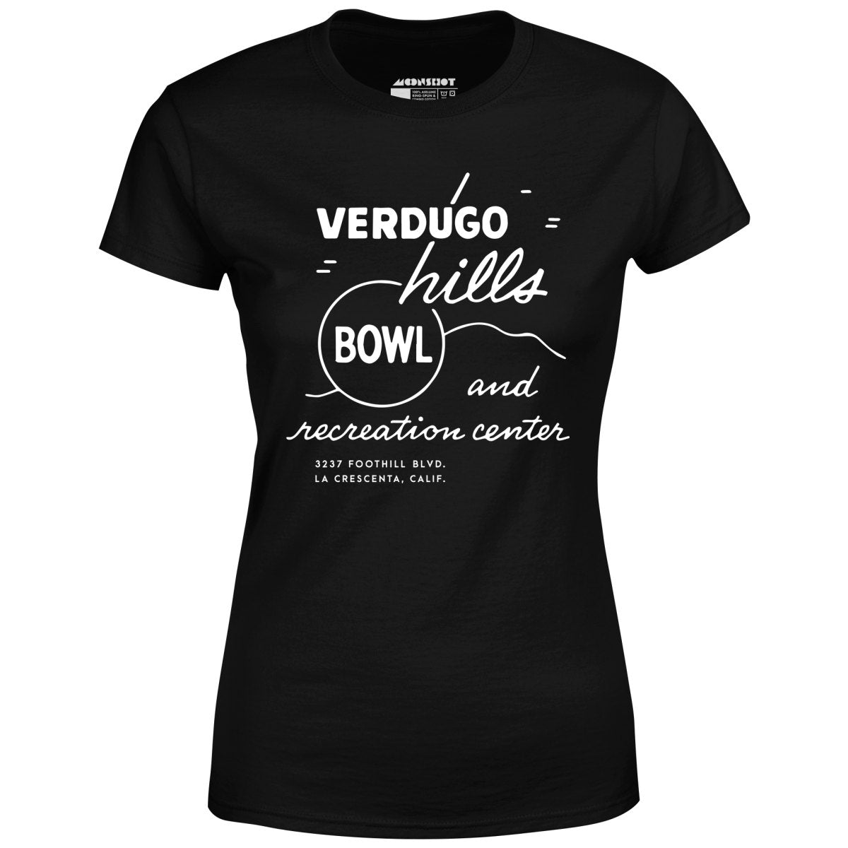 Verdugo Hills v2 - La Crescenta, CA - Vintage Bowling Alley - Women's T-Shirt