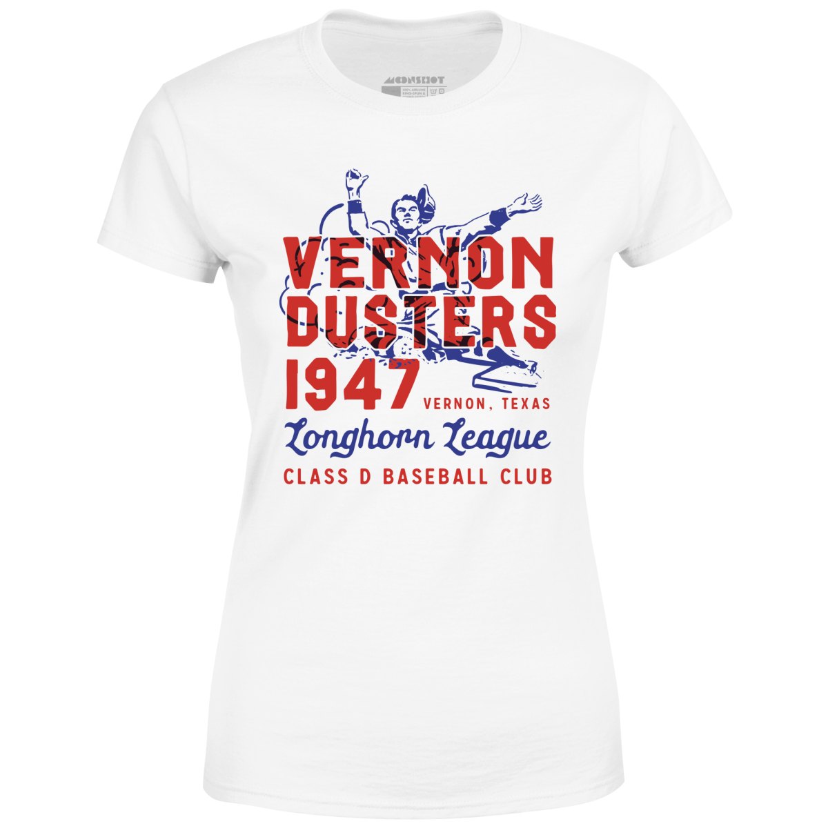 Vernon Dusters - Texas - Vintage Defunct Baseball Teams - Women's T-Shirt