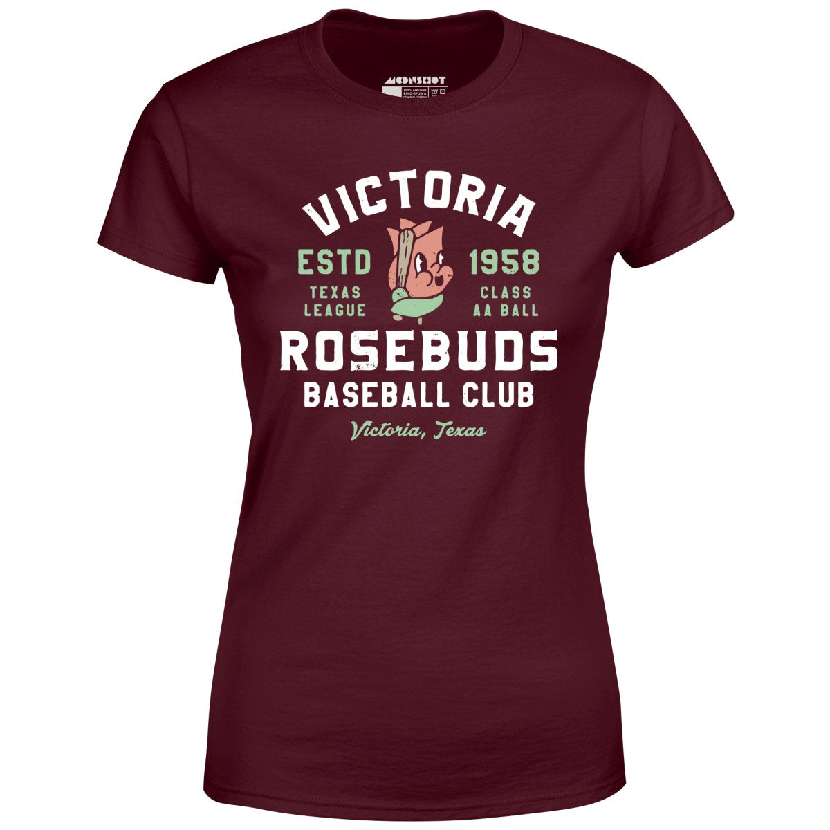 Victoria Rosebuds - Texas - Vintage Defunct Baseball Teams - Women's T-Shirt