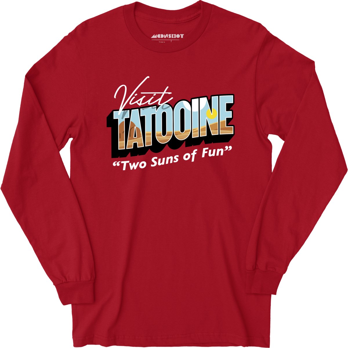 Visit Tatooine Two Suns of Fun Long Sleeve T-Shirt Royal S